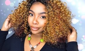 Sensationnel Synthetic Lace Front Wig Empress Edge Natural Curved Part Aubery Review ft. SamsBeauty