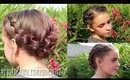 How To: Double Braided Updo for Short Hair | Pretty Hair is Fun