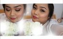Soft Pink Romantic Bridal Look ft  It Cosmetics Naturally Pretty Palette