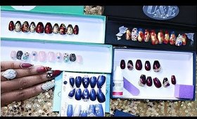 Etsy Press On Nail Haul 💅HOLIDAY EDITION  Reusable Trendy Press On Nails ☆PT6 🕊🔥