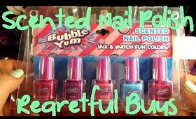 Regretful Buys - Bubble Yum Scented Nail Polish