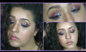 Glossy Eyes Makeup Tutorial (NoBlandMakeup)