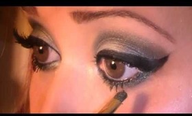 Green eye shadow tutorial