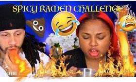 SPICY RAMEN NOODLE CHALLENGE!!! -