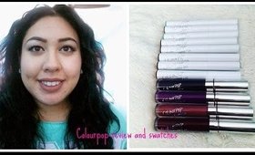 Colourpop (Review and Swatches)2015
