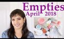 Project Pan Challenge IV: April 2018 Beauty Empties