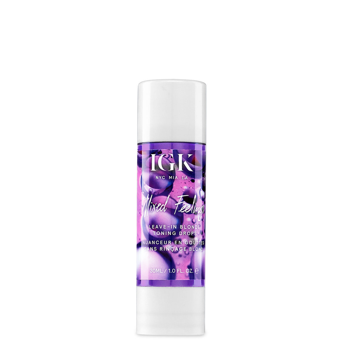 IGK Mixed Feelings Leave-In Blonde Toning Drops alternative view 1 - product swatch.