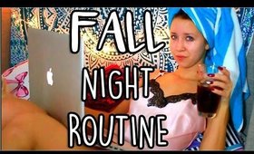 FALL NIGHT ROUTINE 2015