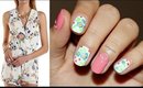 Cute Spring Floral Nail Art / Charlotte Russe