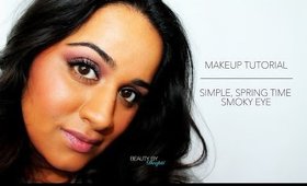 Makeup Tutorial - Simple, Spring Time Smoky Eye (UD Naked 3 Palette)
