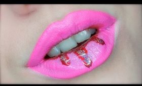 Strawberry Ombre Lip Art