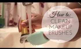 How to Easily Clean Makeup Brushes [Solid Brush Cleaner & the Brush Egg]