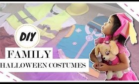 DIY Cheap Halloween Costumes! | Paw Patrol Family