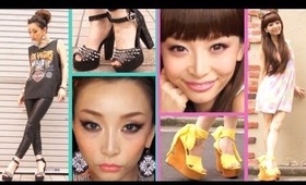 Two Looks in One Video! 2 Color Makeup & Fashion Looks ~ Ulula S/S 2013 Shoes Collection ~