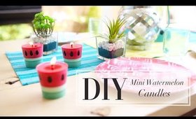 DIY Easy Mini Watermelon Candles | ANNEORSHINE