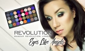 SERIA PALETKOWA #4 MAKEUP REVOLUTION EYES LIKE ANGELS | Marta Wojnarowska