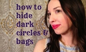 makeup tutorial: how to cover dark circles and bags!!