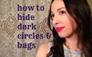 makeup tutorial: how to cover dark circles and bags!!