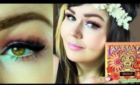 TUTORIAL : Spring Pastel Makeup Look Using Kat Von D Esperanza Palette