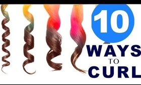 ★ 10 EASY Lazy WAYS to CURL Your HAIR 💋 GIRLS HAIRSTYLES & Curls