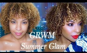 GRWM | Summer Glam Full Face Affordable Makeup | BeautybyLee