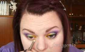 Sunshine Grape Colourful Makeup Tutorial Using Sugarpill Cosmetics