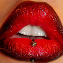Ombre Red lips.