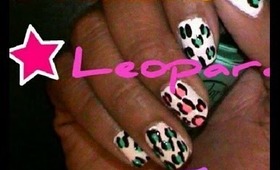 SUMMER LEOPARD NAILS!