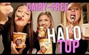 Testing NEW DAIRY-FREE Halo Top Flavors!