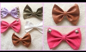 DIY Hair Bows || How to Make Hair Bows || trendyshoppers