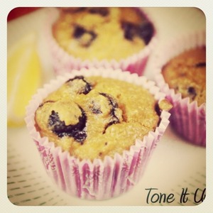 I made these Tone It Up Blueberry Zest Muffins ... So yummy! Xoxo #toneitup #tiu #food #healthy apparently #paleo #treat #muffin