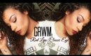 Deep Red Lips-Classic Eye| GRWM