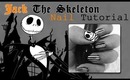 ‪☠‬ Jack The Skeleton Nail Art Tutorial ‪☠‬