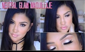 Maquillaje NEUTRAL GLAM natural / Neutral natural  easy makeup tutorial | auroramakeup