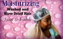 Moisturizing Blow Dried 4C Hair | Styling | TheMindCatcher