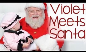 Violet Meets SANTA | VLOGMAS Day 20