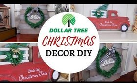 DIY DOLLAR TREE CHRISTMAS DECOR | SIGN TRANSFORMATION 🎄