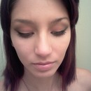 red-ish brown and black liner