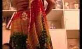 CHANIYA CHOLI DRESSING GUJERATI STYLE