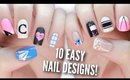 10 Back To School DIY Nail Designs! | Easy Nail Art!