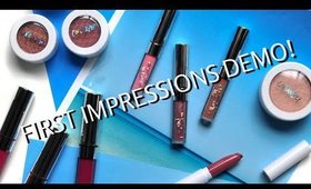 GRWM $5.00 Eyeshadows, Blush, & Eyeliners!!! Colourpop First Impressions! - mathias4makeup