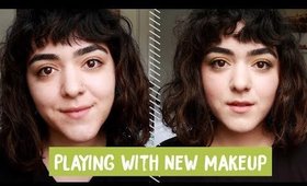 Playing with New Makeup | Make Beauty, bareMinerals, NYX