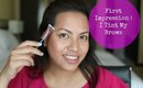 First Impression | I Tint My Brows
