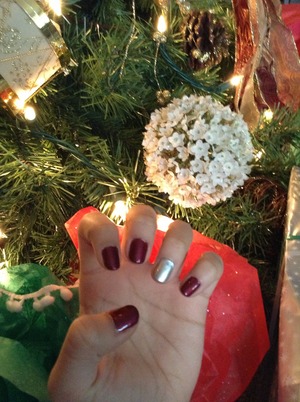 My nails during Christmas time... #TBT  