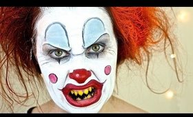 Crazy Clown Makeup | Halloween 2014