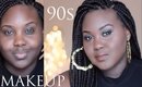 90s inspired Makeup Look w/ 3 Lip options | Chanel Boateng