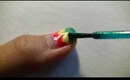 Rainbow Chevron Nails