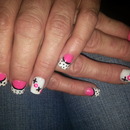 Mama's nails I did #beginners work #did my best 