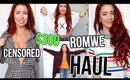 $300 ROMWE TRY ON CLOTHING HAUL! SCAM??