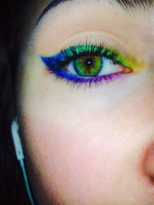 Rainbow Eyeliner 